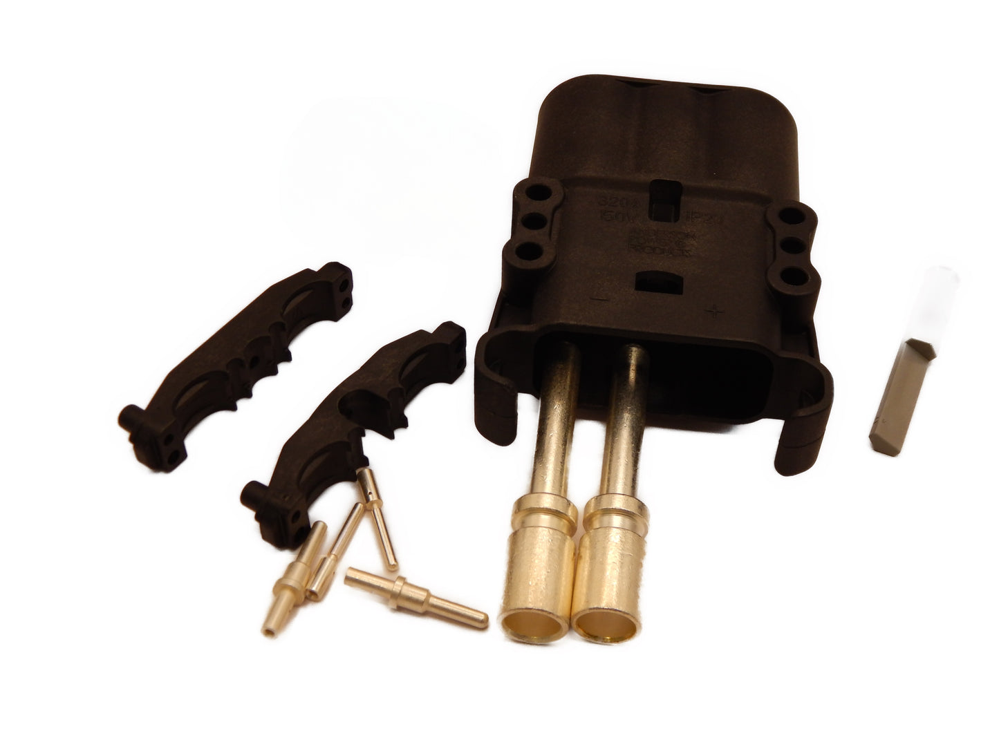 320 EURO PLUG W/ 4/0 CONTACTS - CHARGER SIDE W/HANDLE