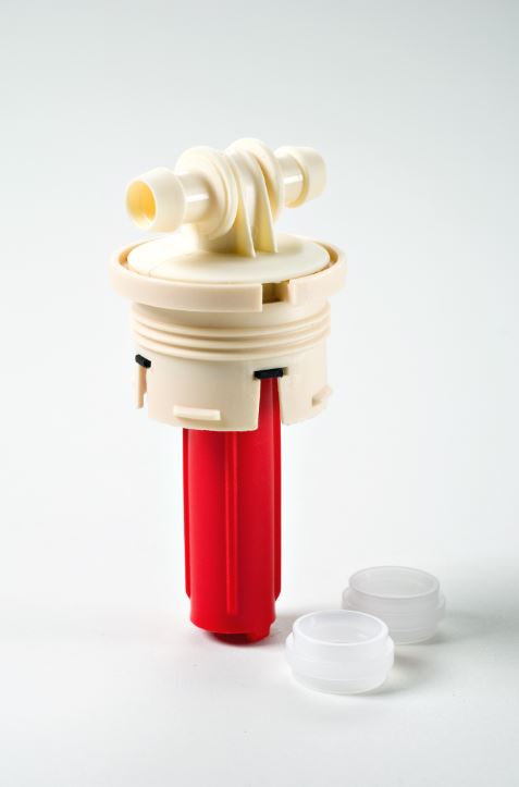 INJ‐CL1AD - Clamp Lock Water Injector, Extended Downtube, for DIN Vent Openings (Philadelphia Scientific)