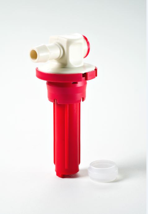 INJ‐TL1A - Terminating Water Injector, Extended Downtube, for Standard Bayonet Vent Openings (Philadelphia Scientific)