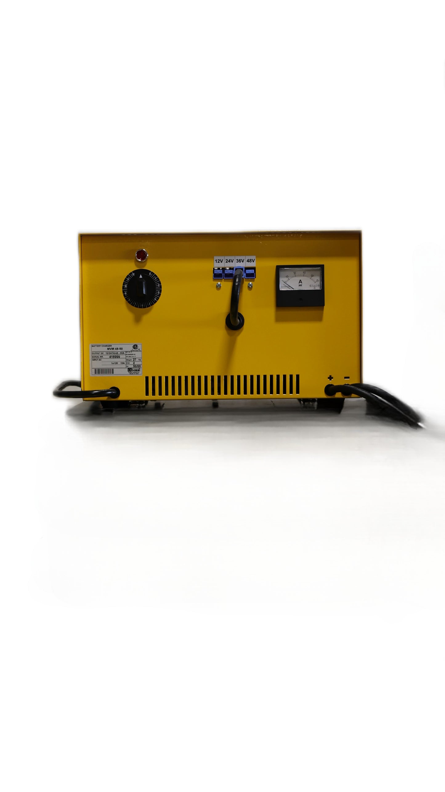 Portable Multi-Voltage Charger w/Manual Timer - 12/24/36/48 Volt - 110 VAC