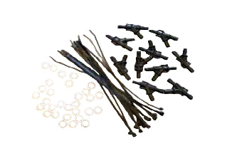 INJ‐615 - Y Fitting with collars (10 Pack)