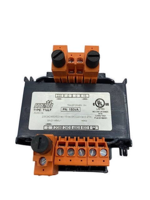 Control Transformer - 208/240/480/600VAC - 15VAC (6A) - 220VAC (0.27A)