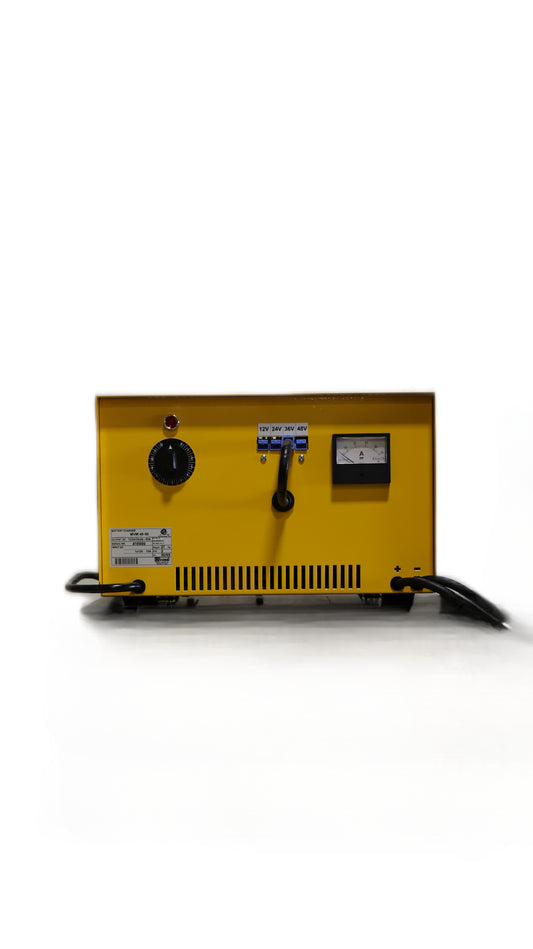 Portable Multi-Voltage Charger w/Manual Timer - 12/24/36/48 Volt - 110 VAC