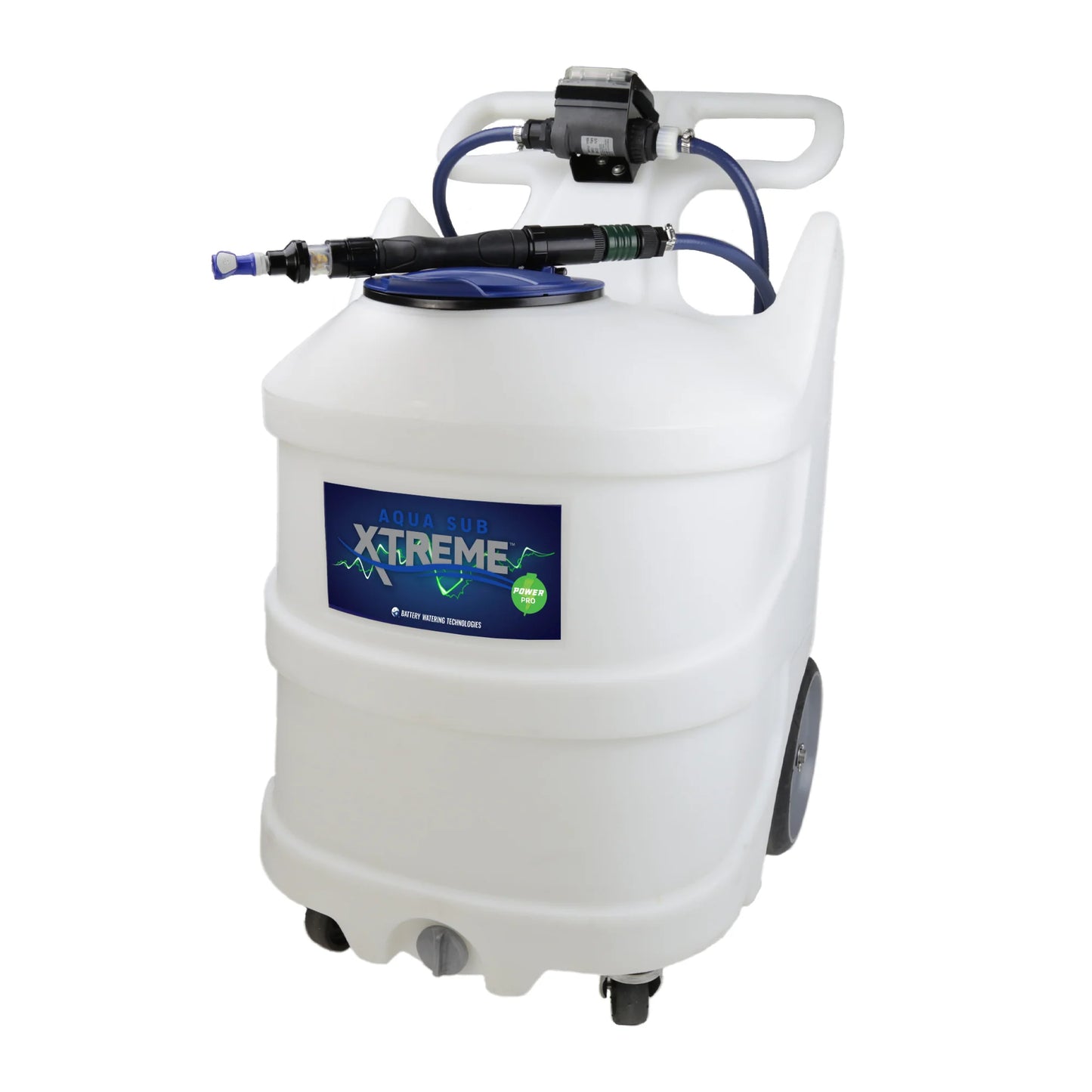 NC25LPXBPLUS - AQUA SUB XTREME POWER PRO Lithium Pack - 25 Gallon Flow Meter Mount Blue Connector (09FBLUT3)