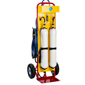CRT- 143 - Mobile Dual Deionizer Cart, includes 2 cartridges