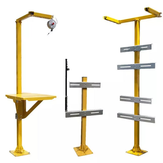 Universal Forklift Charger Stands (Vertical Mount)