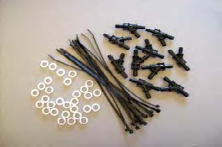 INJ‐615 - Y Fitting with collars (10 Pack)