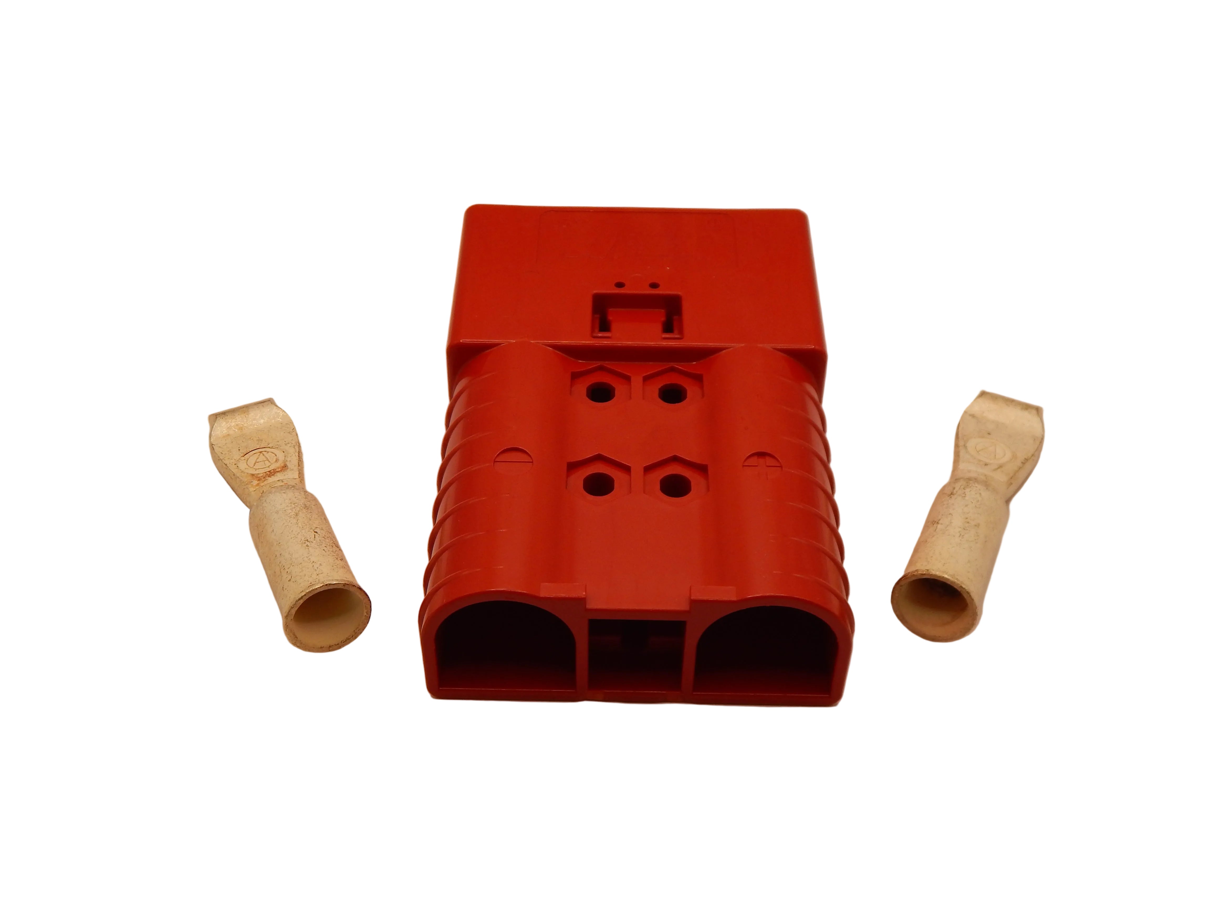 Connection Red Beam SBE 320 AMP - RED CONNECTOR - W/ 2/0 CONTACTS – Green Energy Concepts