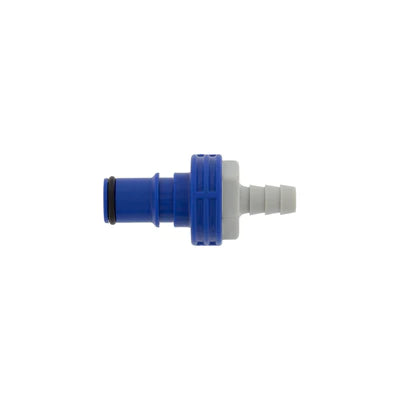 09MBLU1 (1/4” Blue Male Connector)
